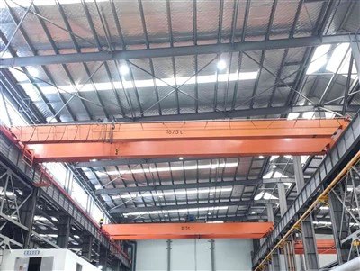 Cần trục cầu đôi 16 tấn dầm